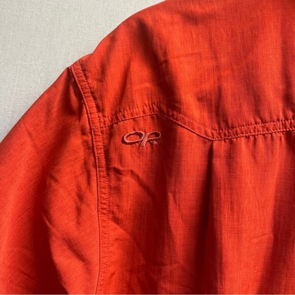 Outdoor Research sun protection UPF 50+ button down nylon shirt Sz XL - Picture 5 of 11